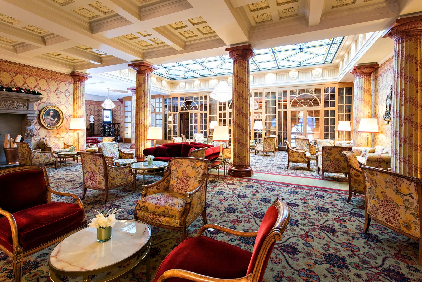Das elektronische Design-Schloss „Ælement Fusion“ sichert als Zutrittslösung sämtliche Gästezimmertüren im Kulm Hotel St. Moritz.