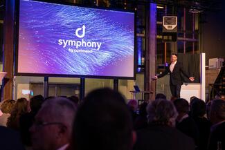 Markus Stangl stellte die Intercom-Plattform „Symphony“ zur Erhöhung der Gebäudesicherheit vor.