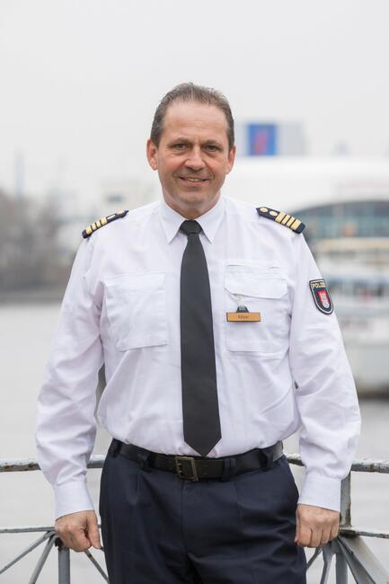 Lutz Köber, seit 2015 Leiter der Dienststelle WSP 61 / DA Hafensicherheit in Hamburg.