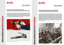 Die Fachgruppe Löschwassertechnik im BVFA – Bundesverband Technischer Brandschutz e. V. hat zwei neue Merkblätter veröffentlicht,