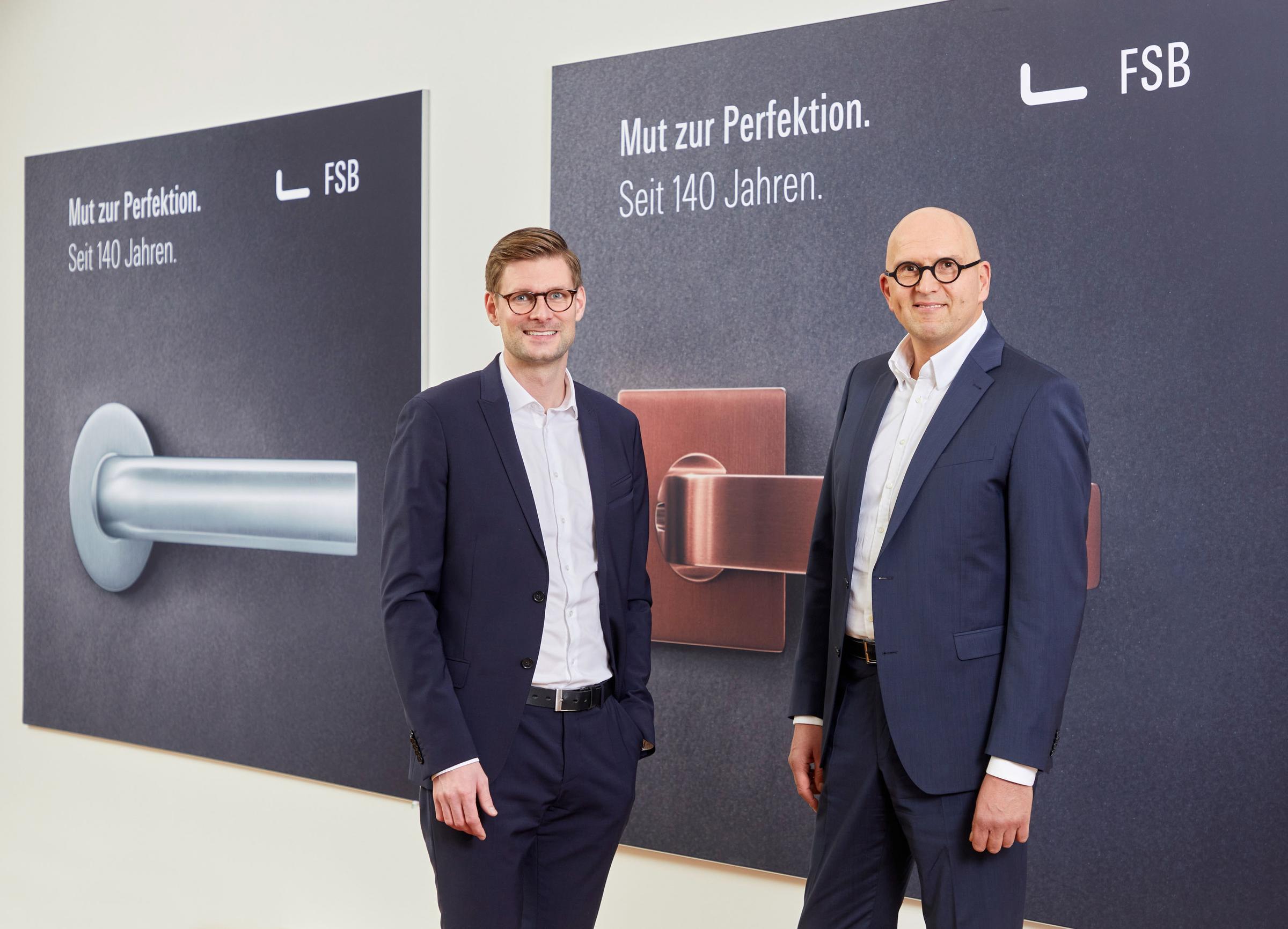 Tobias Gockeln (links) und Jürgen Hess stellen als neue Geschäftsführer die Weichen von FSB in die Zukunft.