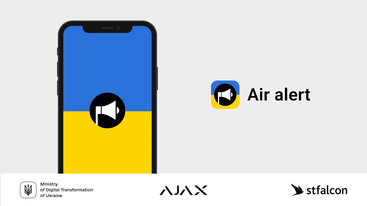 Die von Ajax Systems entwickelte App warnt Zivilisten in der Ukraine vor Luftangriffen, was vor allem in ländlichen Regionen ohne Sirenenalarm von Vorteil ist.