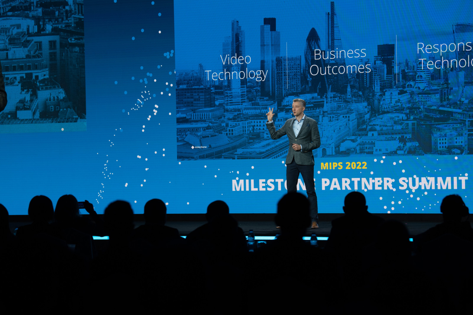 Milestone-CEO Thomas Jensen stellt die ambitionierten Ziele von Milestone Systems vor.